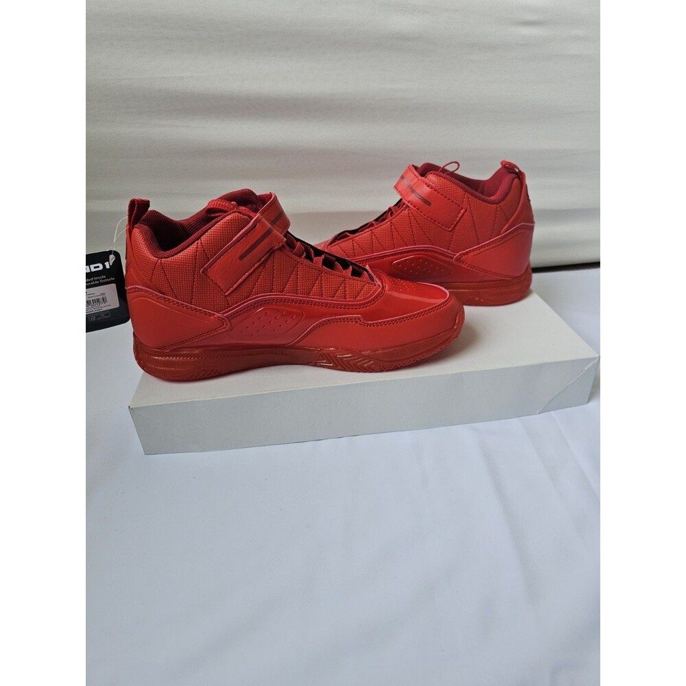 AND1 Boys Basketball Shoes Size 6 Red High Top Sneakers BMA145GX040 Excellent